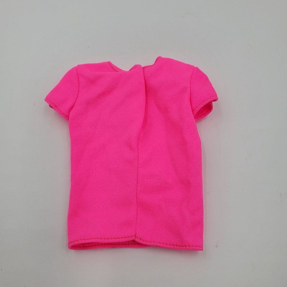 Vintage Barbie Rockers Oversized Shirt 2 Hair Pieces Shoes 1980's - Picture 4 of 7